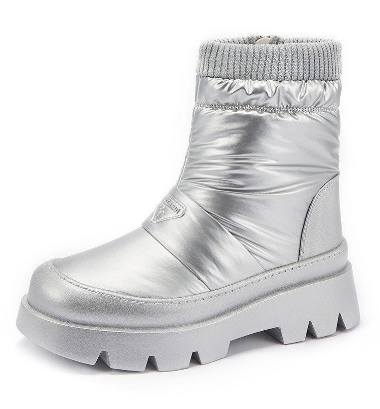 

Дутики женские T.Taccardi C0004HW-1C серебристые 38 RU, Серебристый, C0004HW-1C