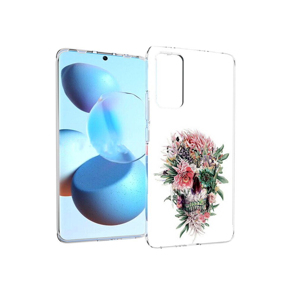 

Чехол MyPads Tocco для Xiaomi Mi Civi череп из цветов (PT172370.274.677), Прозрачный, Tocco