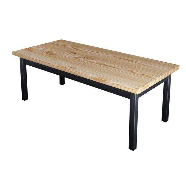 

Журнальный стол Solarius Классика дерево 130х80х46, лакированный с ножками цвета антрацит, Классика дерево 130х80х46