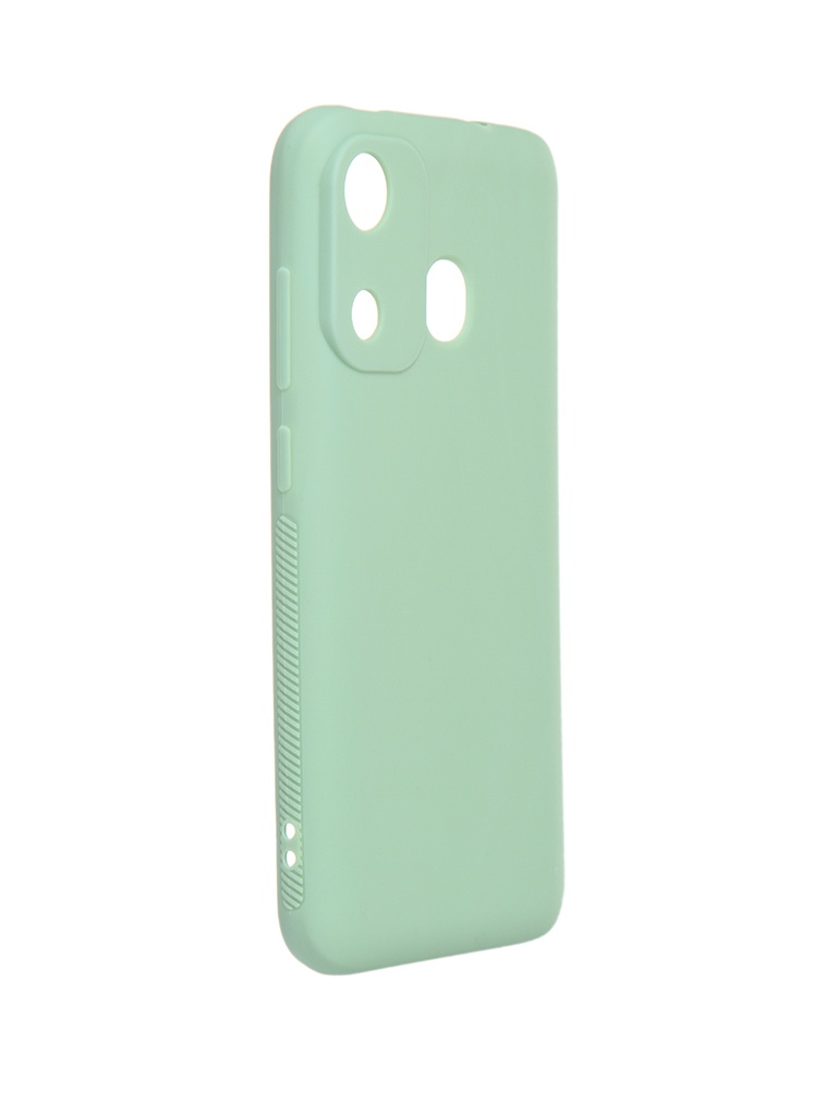 фото Чехол df для itel a27 silicone light green itcase-02 df-group