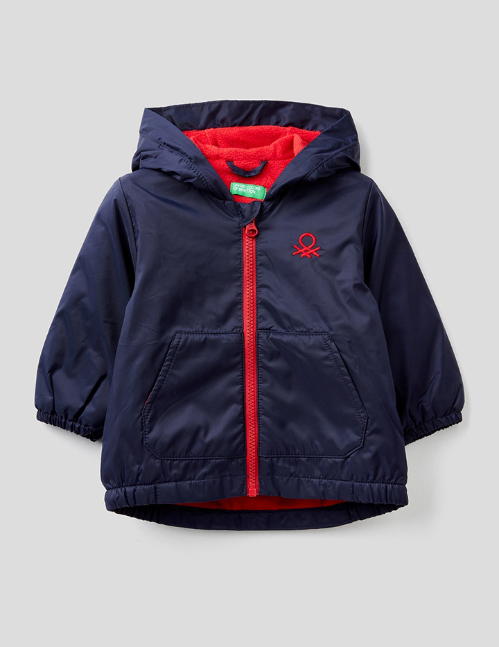 

Ветровка для мальчиков Benetton цв. синий р.98, 21A_2BL553NG0