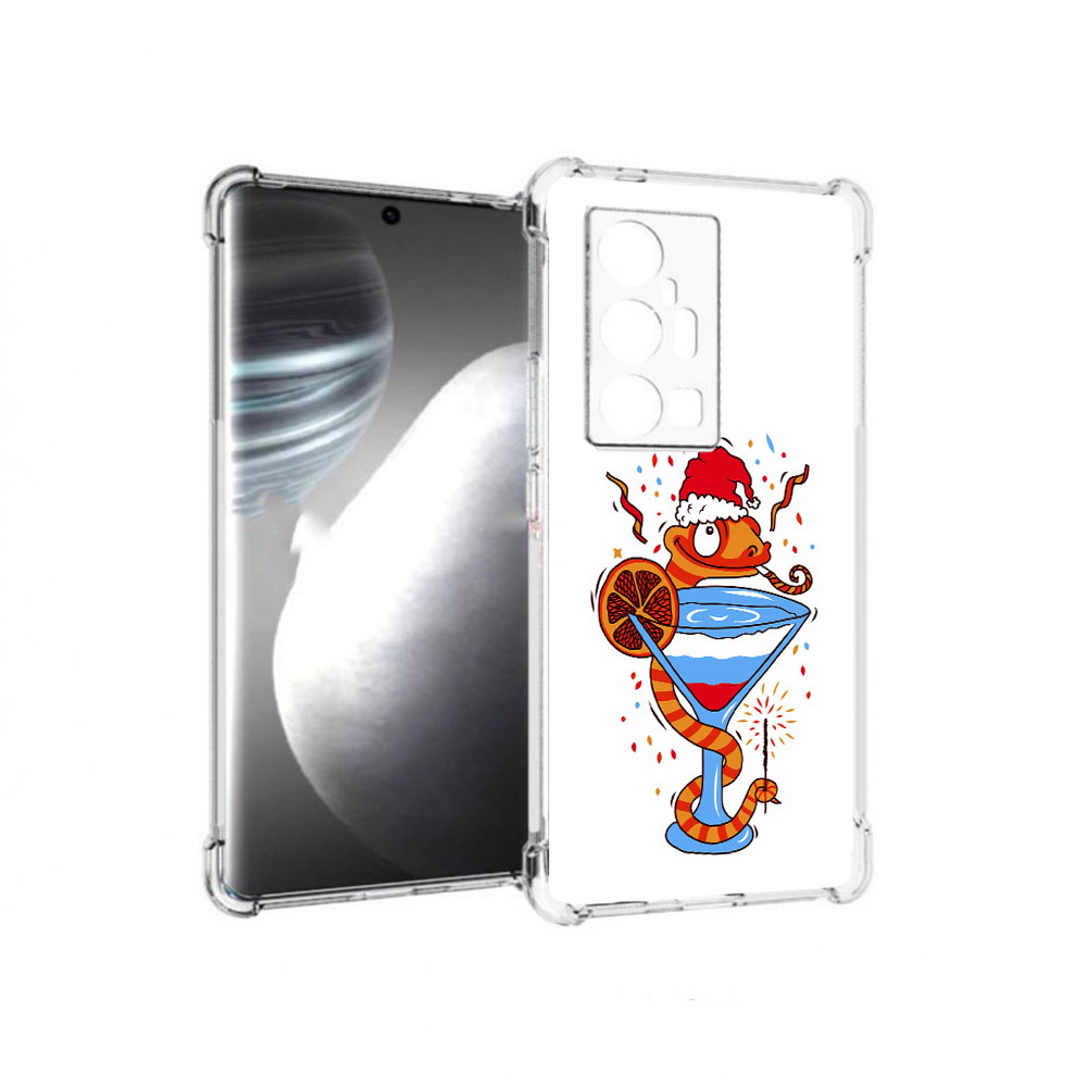 

Чехол MyPads Tocco для Vivo X7 Pro змейка (PT227071.403.364), Прозрачный, Tocco