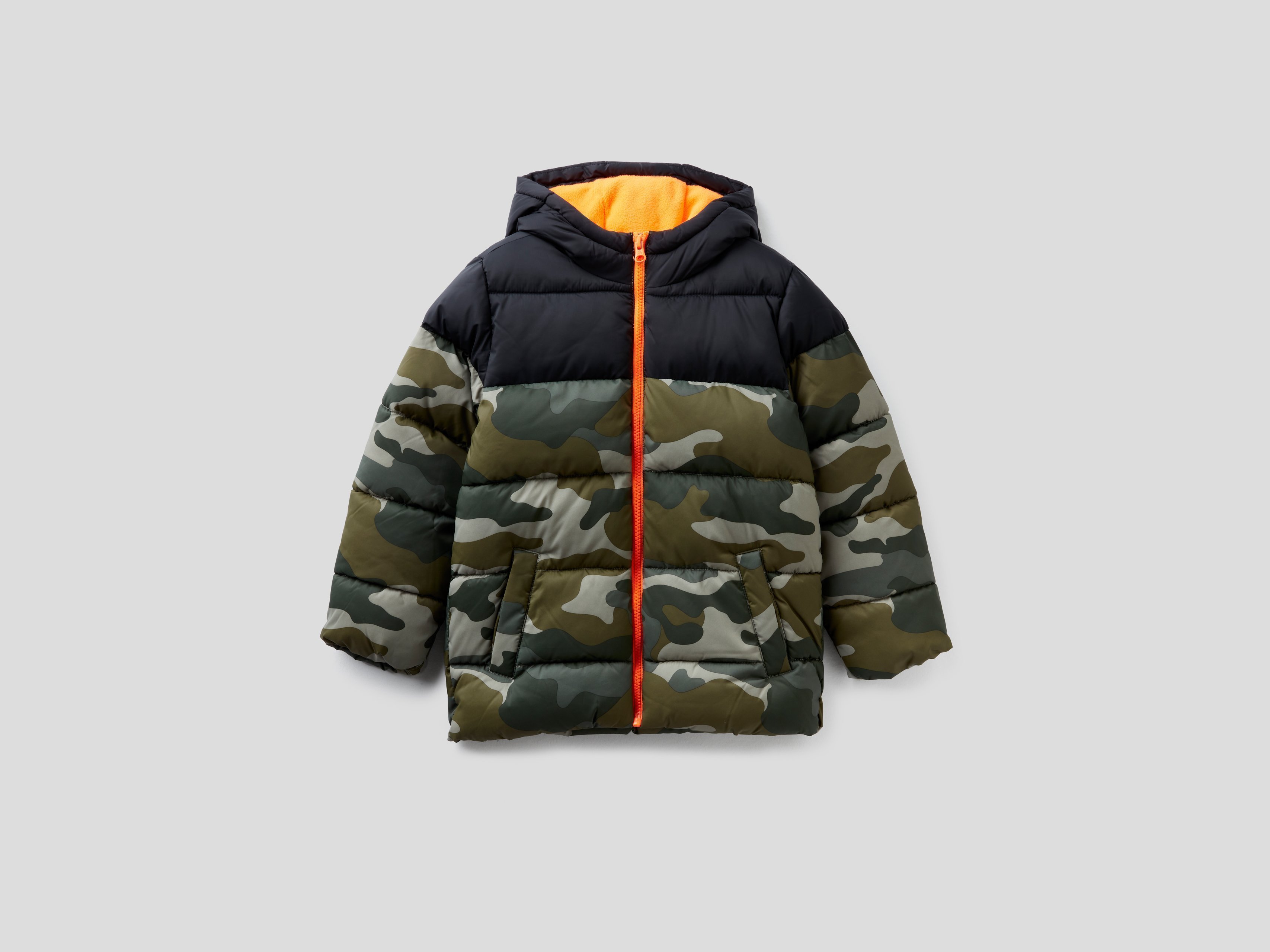 фото Куртка для мальчиков benetton цв. разноцветный р.170 united colors of benetton