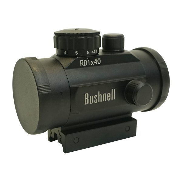 

Коллиматорный прицел Bushnell 1x40 RD на Weaver + «л/хвост», Черный
