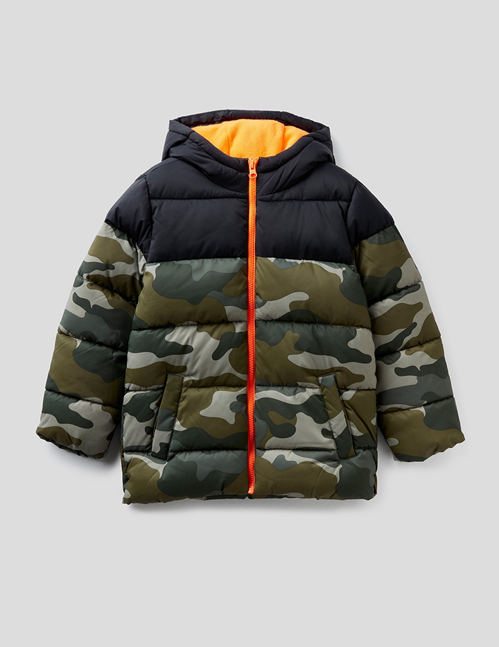 

Куртка для мальчиков Benetton цв. хаки р.140, 21A_2DFV53NS0