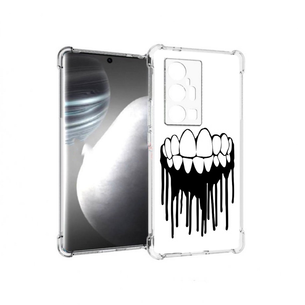 

Чехол MyPads Tocco для Vivo X7 Pro зубы (PT227071.403.372), Прозрачный, Tocco