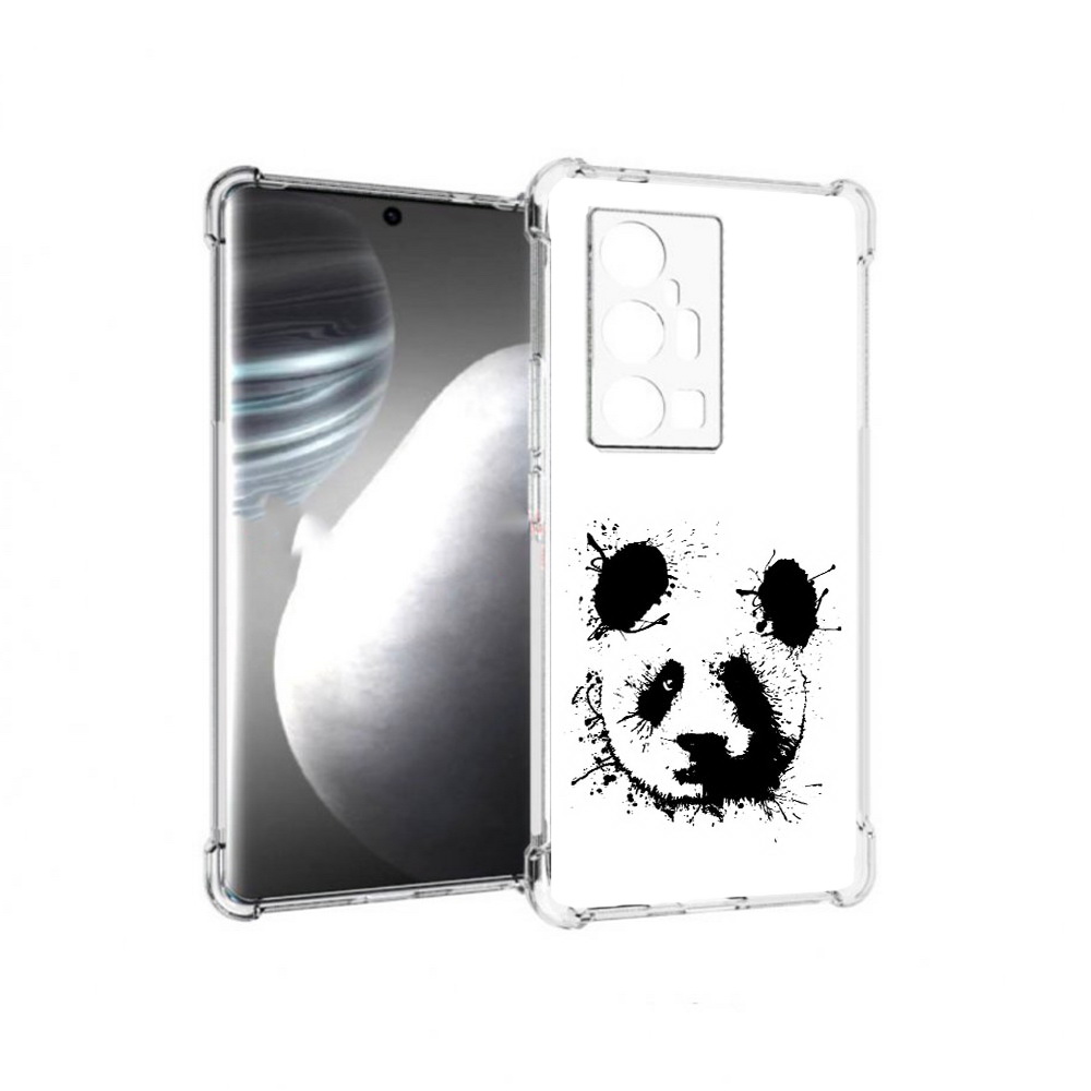 

Чехол MyPads Tocco для Vivo X7 Pro клякса-панда (PT227071.403.389), Прозрачный, Tocco