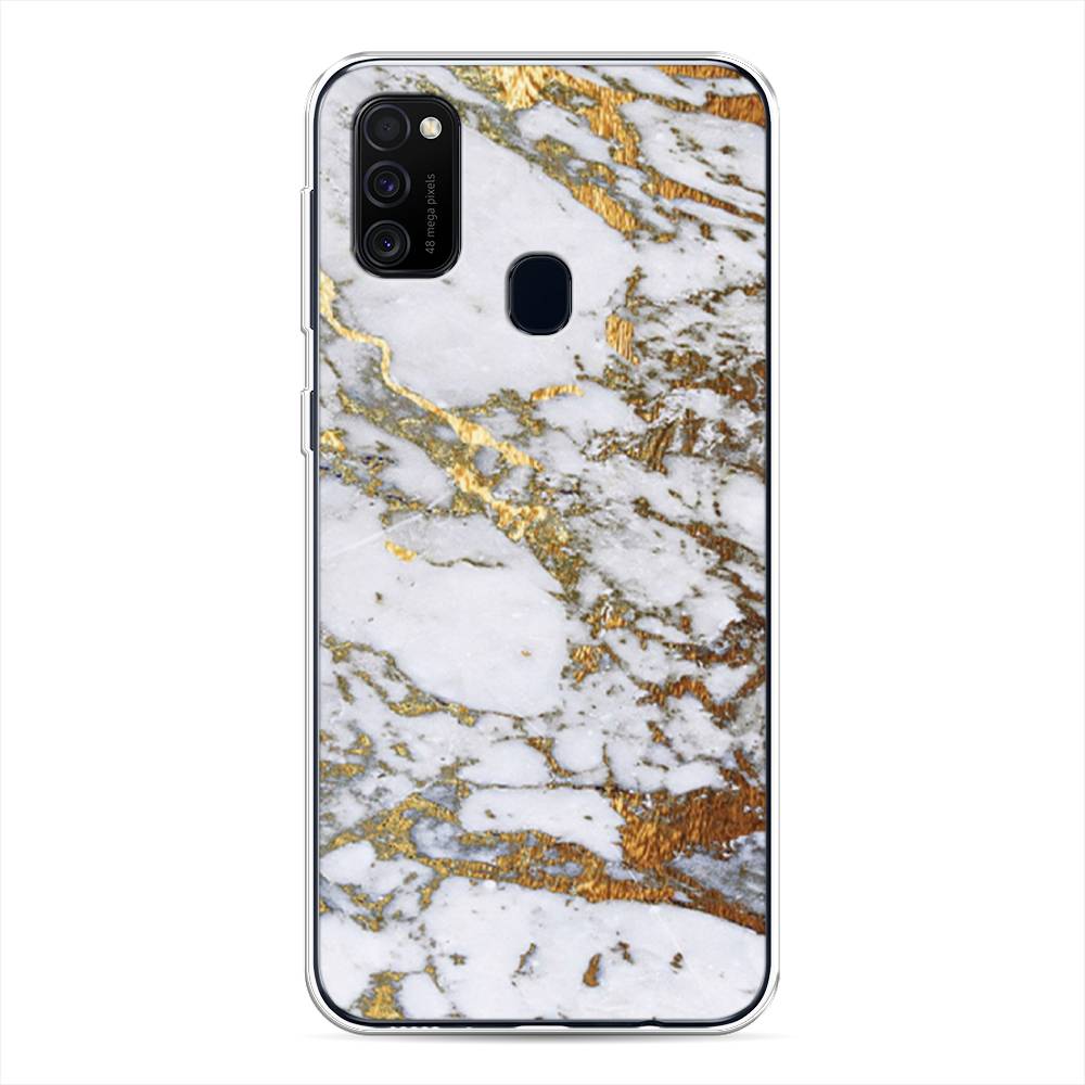 

Чехол Awog "Белый мрамор" для Samsung Galaxy M21, 29750-3