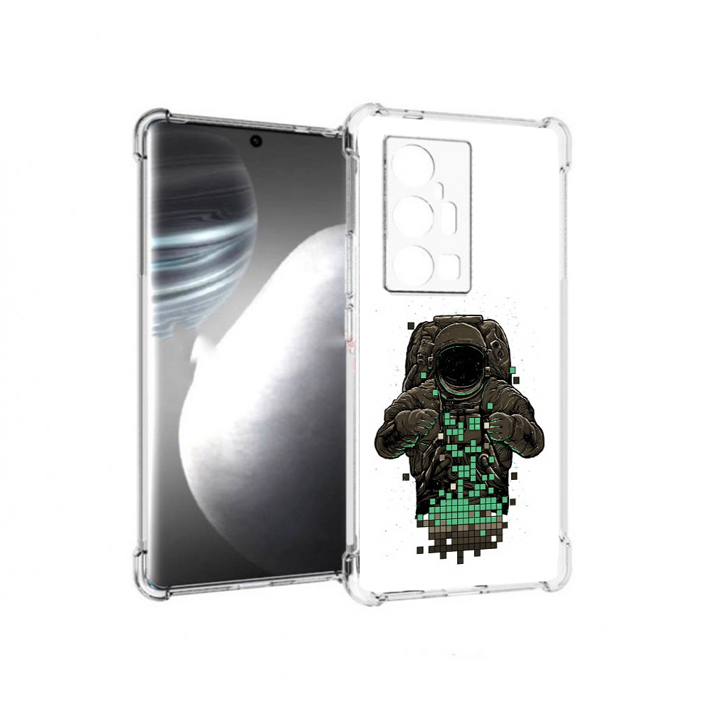 

Чехол MyPads Tocco для Vivo X7 Pro космонавт с пикселями (PT227071.403.394), Прозрачный, Tocco
