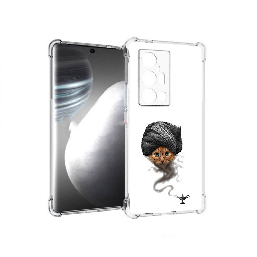 

Чехол MyPads Tocco для Vivo X7 Pro кот джин (PT227071.403.398), Прозрачный, Tocco