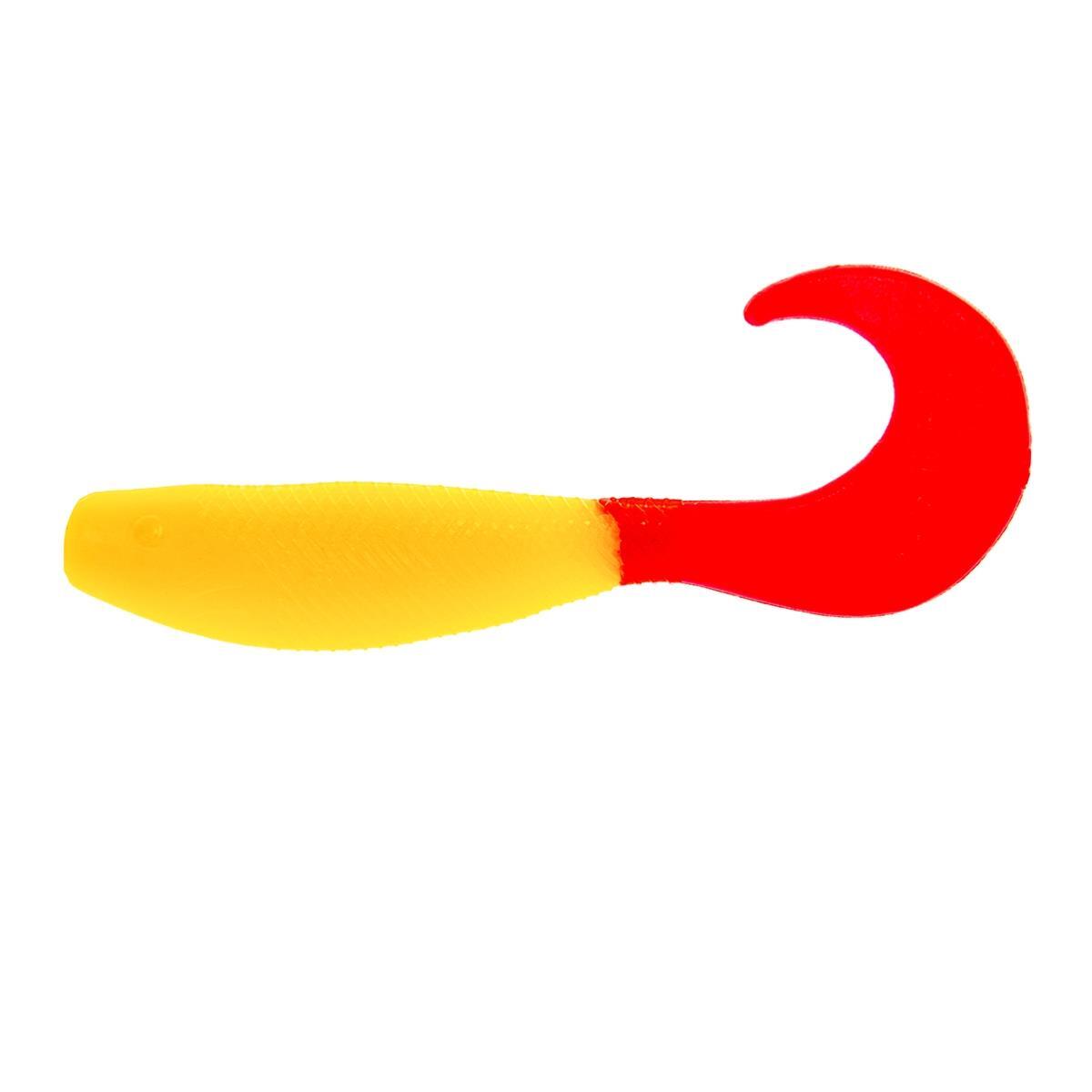 

Твистер Hybrid 2,75"/7,0 см Yellow RT 7шт. (HS-13-038) Helios, Желтый;красный