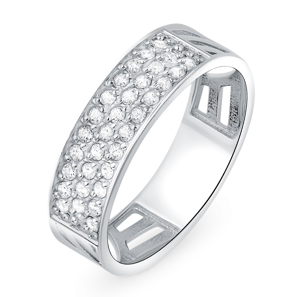 

Кольцо из серебра р.  585Gold 701012838, фианит, 701012838