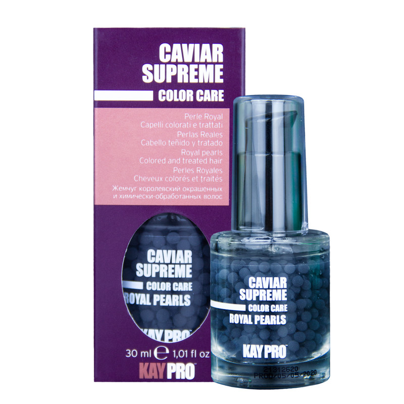Защитный флюид KAYPRO Caviar Supreme для окрашенных и химически обработанных волос - 30 мл kaypro шампунь natural kay для натуральных и окрашенных волос 300
