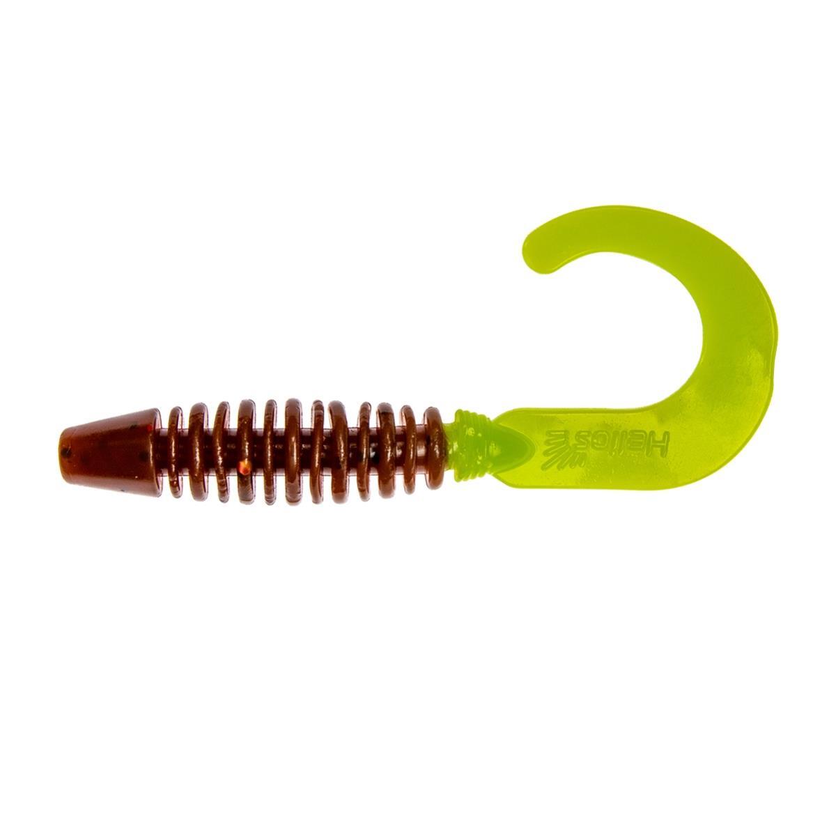 

Твистер Din 3,11"/7,9см Rusty Gold & Lime 6шт. (HS-33-017) Helios