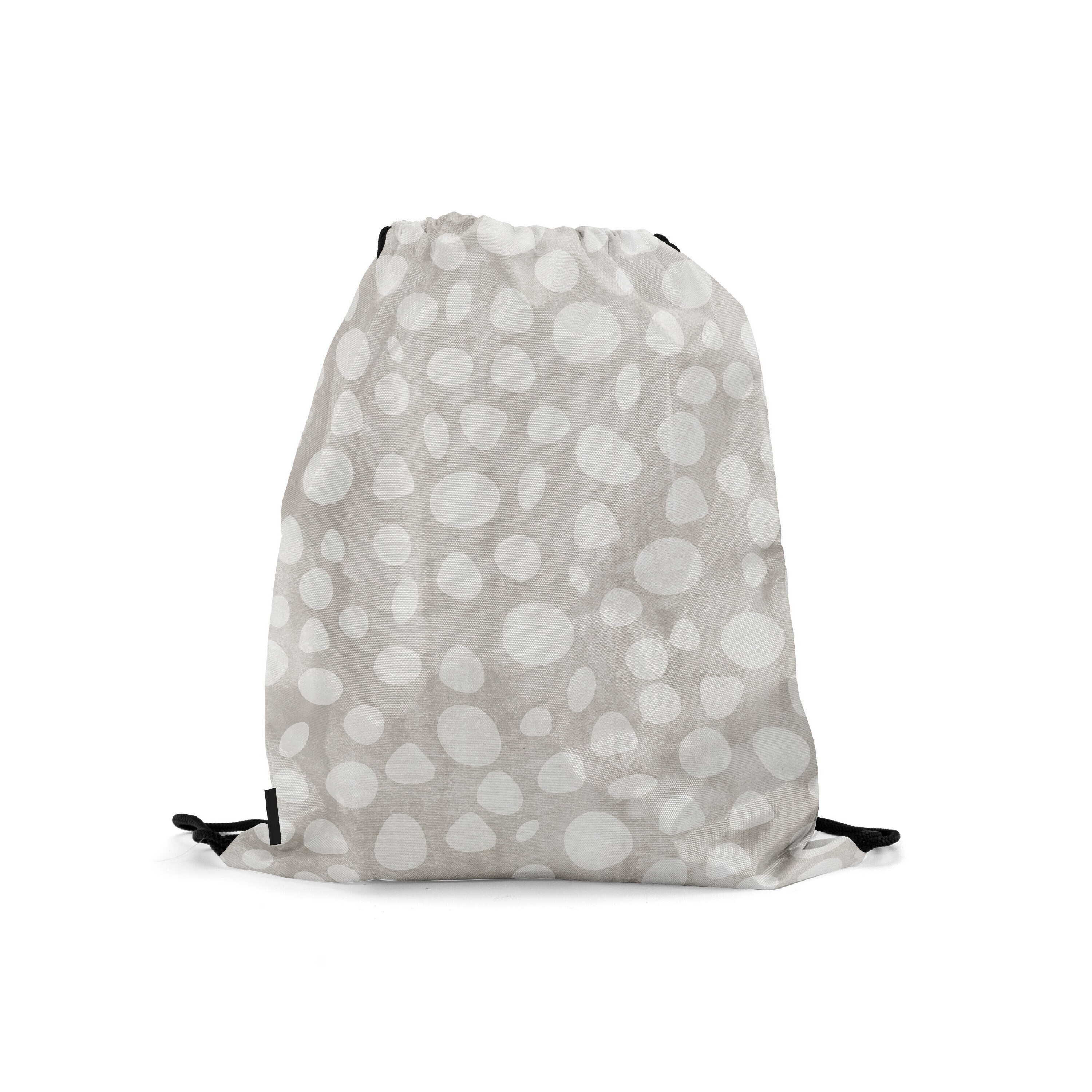 

Мешок-рюкзак для сменной обуви Burnettie WatercolorLargePebblesWhitePewter, Серый