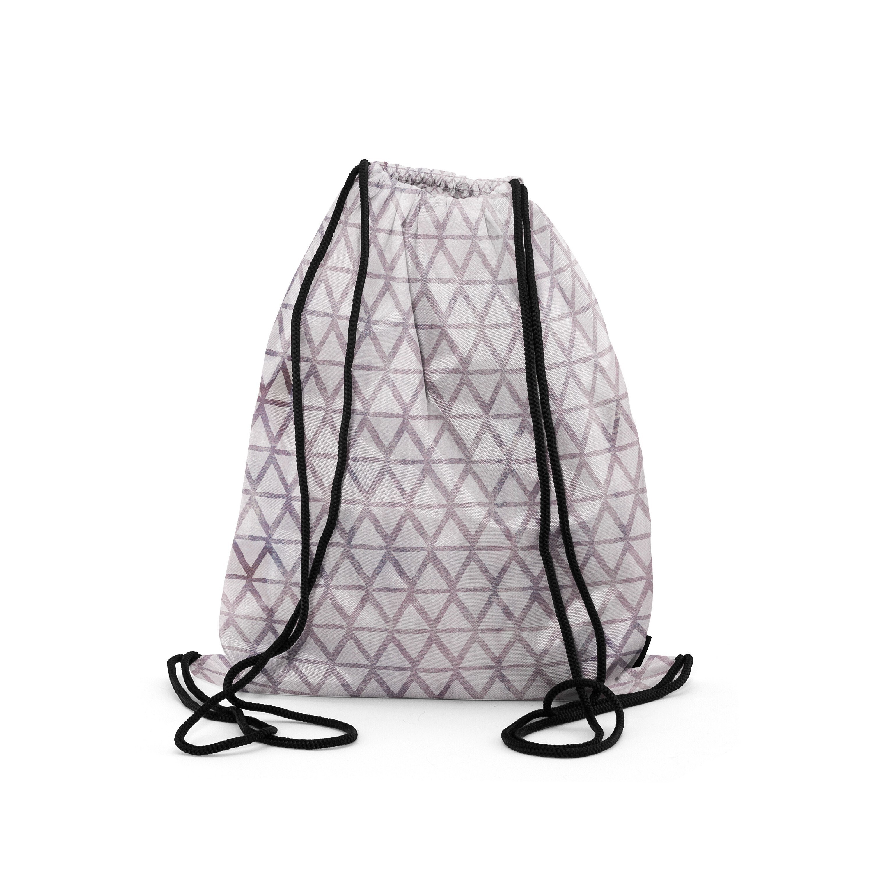 

Мешок-рюкзак для сменной обуви Burnettie WatercolorLatticeWhiteOrchid, Розовый