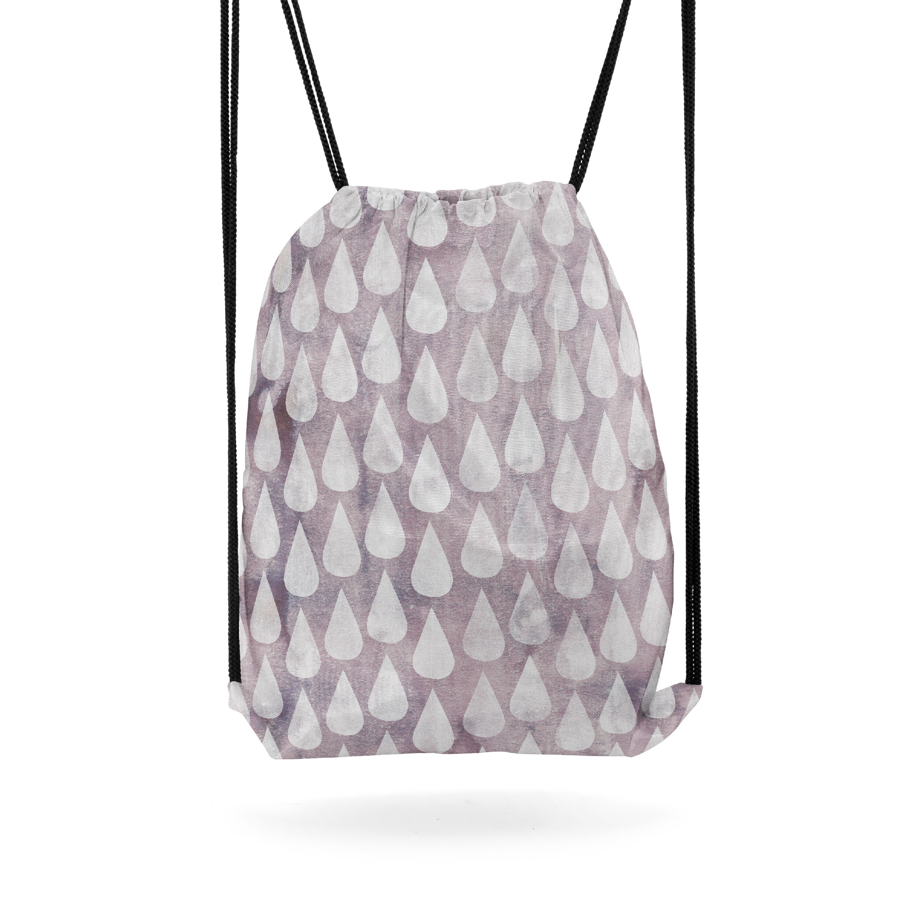 

Мешок-рюкзак для сменной обуви Burnettie WatercolorRaindropPewterOrchid, Розовый