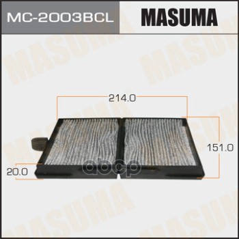 

Фильтр Салона Masuma Mc-2003bcl Masuma арт. MC-2003BCL