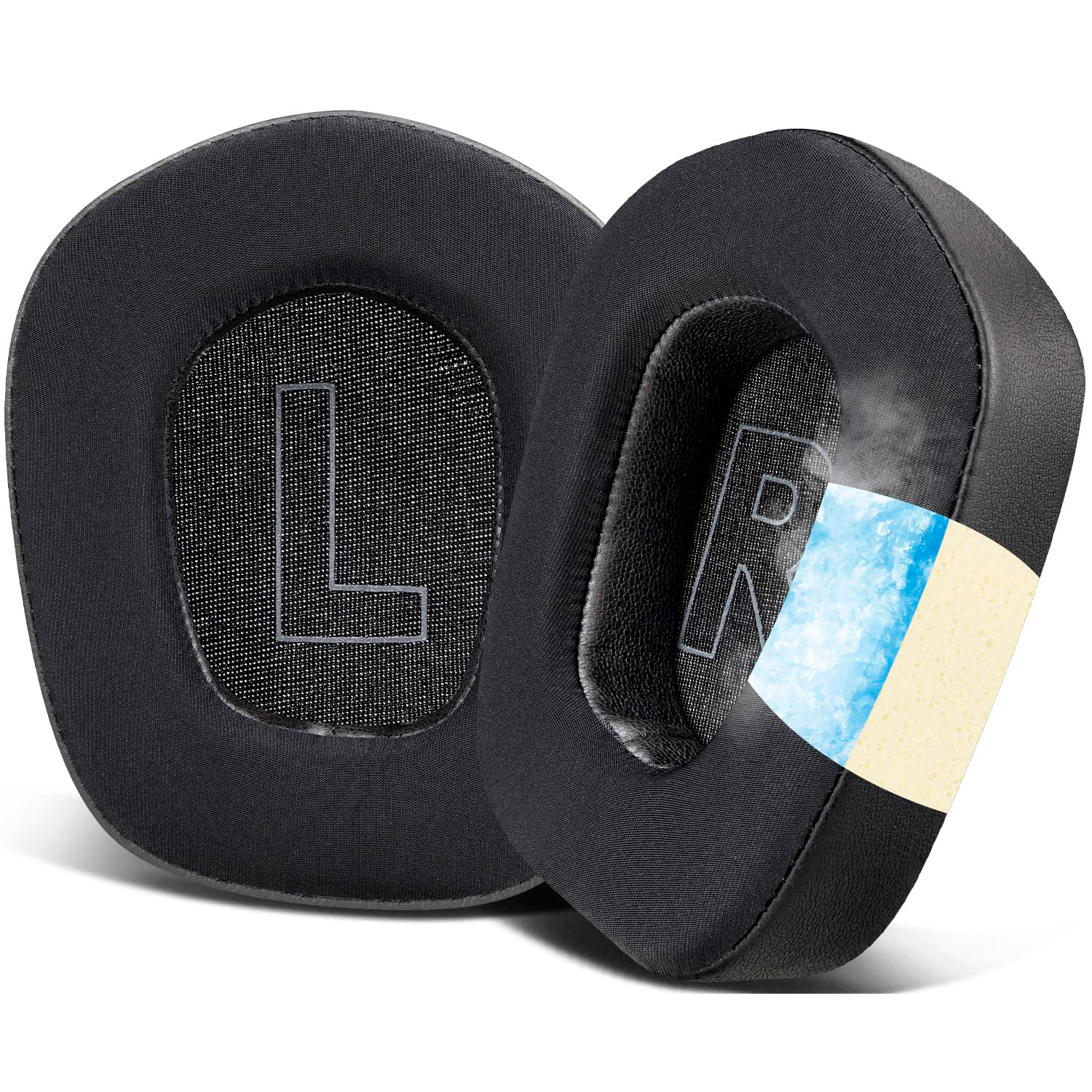 

Амбушюры, сменные подушки, накладки CLAUDIO с гелем для наушников Logitech G733 / G335, Черный, Logitech G733 G335