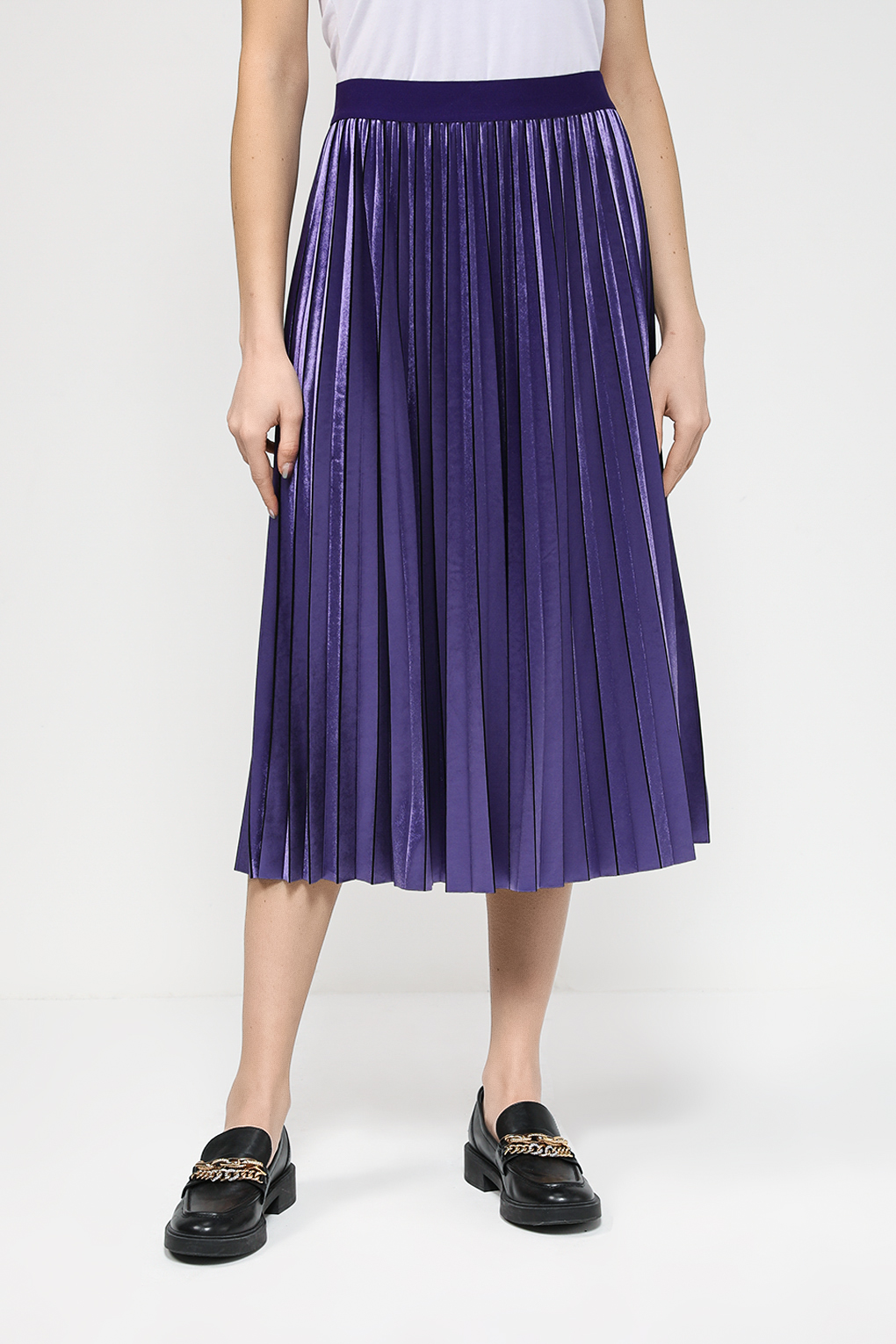 

Юбка женская Gerry Weber 210036-31531 фиолетовая 42, Фиолетовый, 210036-31531