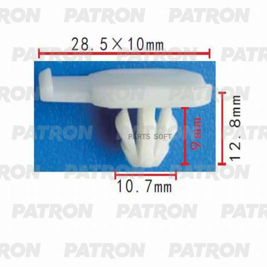 

Зажим пластиковый Audi,Seat,Skoda,Volkswagen применяемость: молдинги PATRON P37-0290