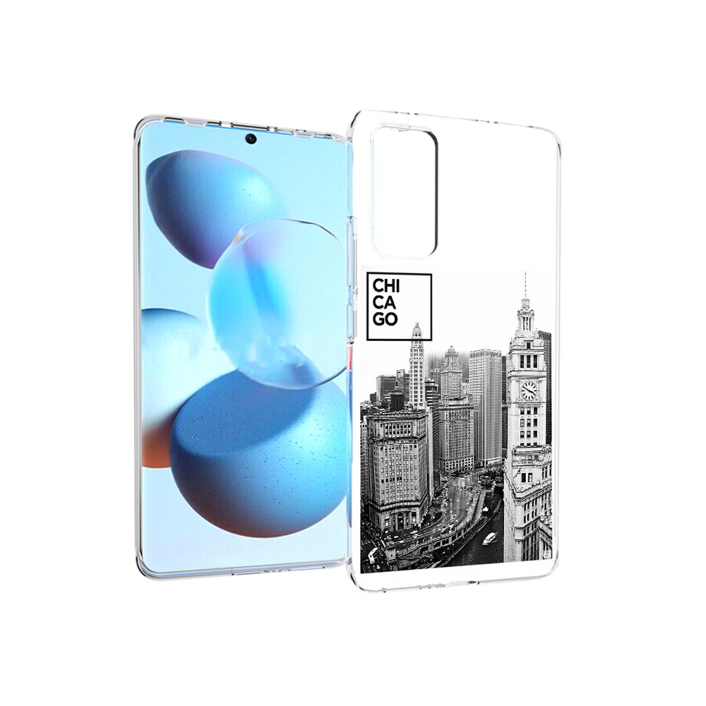 

Чехол MyPads Tocco для Xiaomi Mi Civi черно белый чикаго (PT172370.274.689), Прозрачный, Tocco