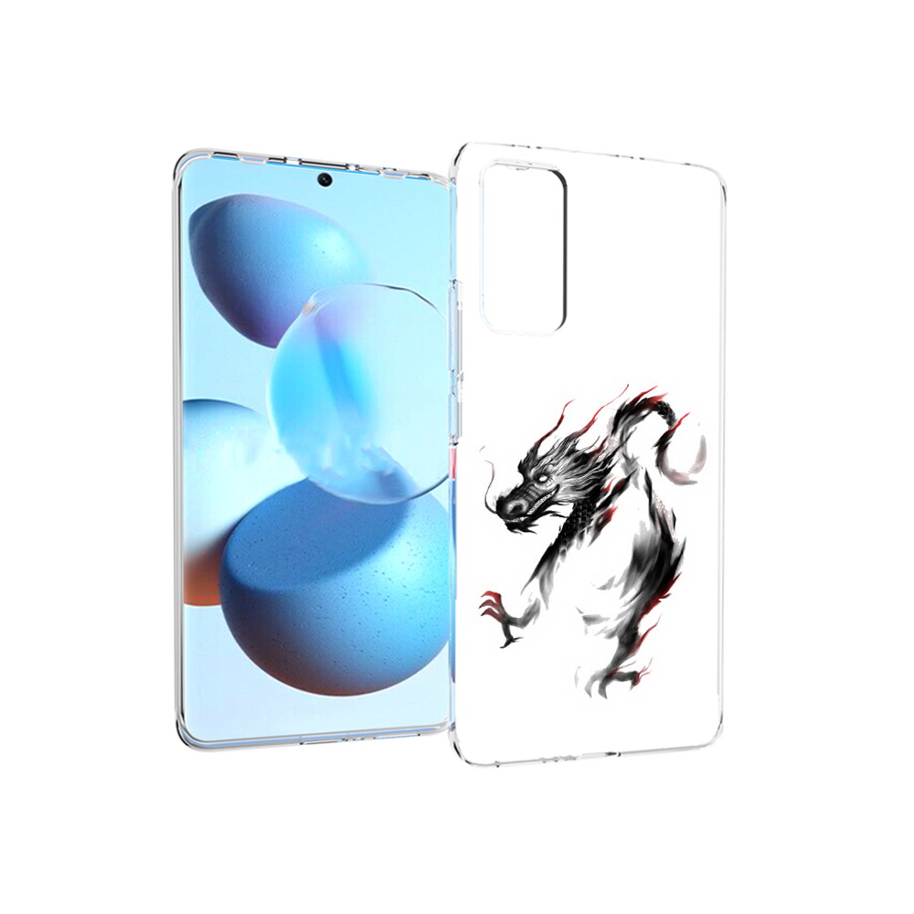 

Чехол MyPads Tocco для Xiaomi Mi Civi черный дракон (PT172370.274.690), Прозрачный, Tocco