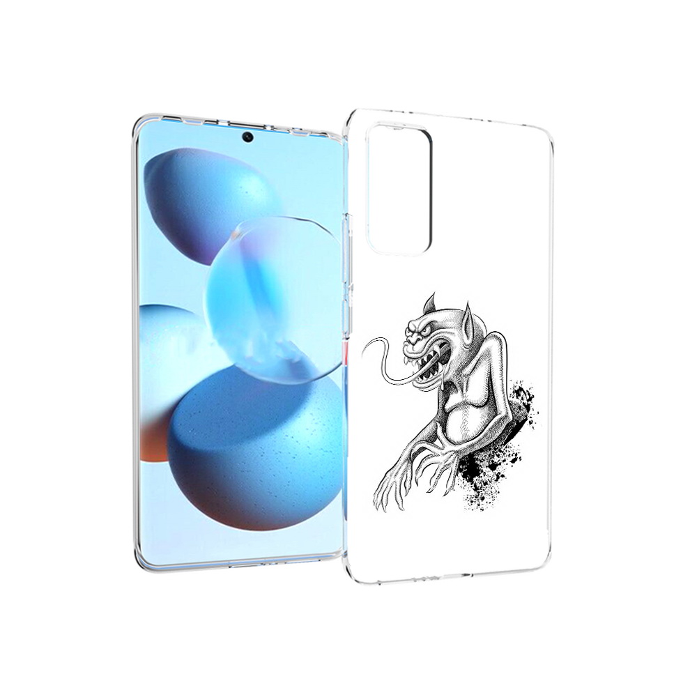 

Чехол MyPads Tocco для Xiaomi Mi Civi чорт (PT172370.274.692), Прозрачный, Tocco