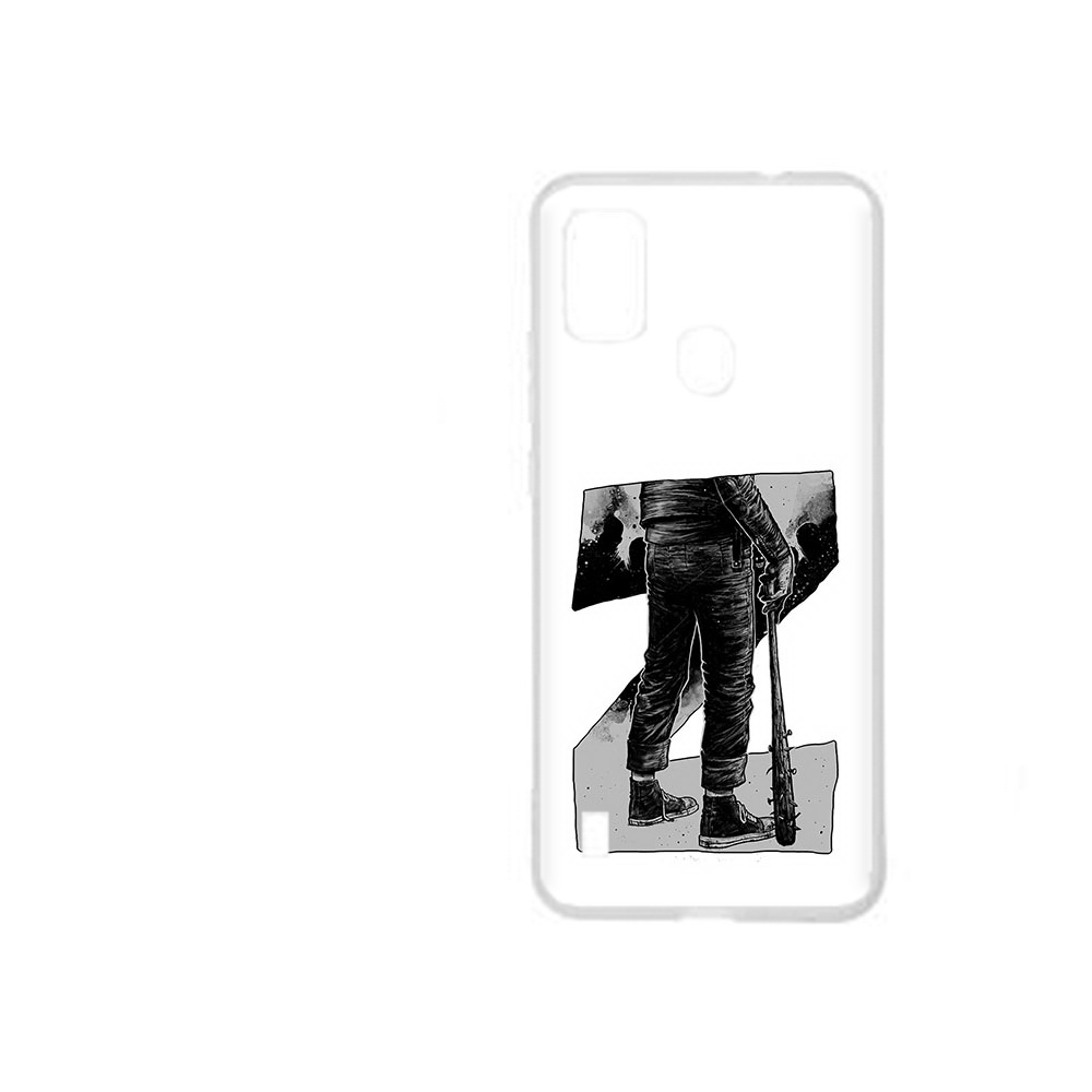 

Чехол MyPads Tocco для ZTE Blade A51 воин черно белый (PT160198.458.265), Tocco