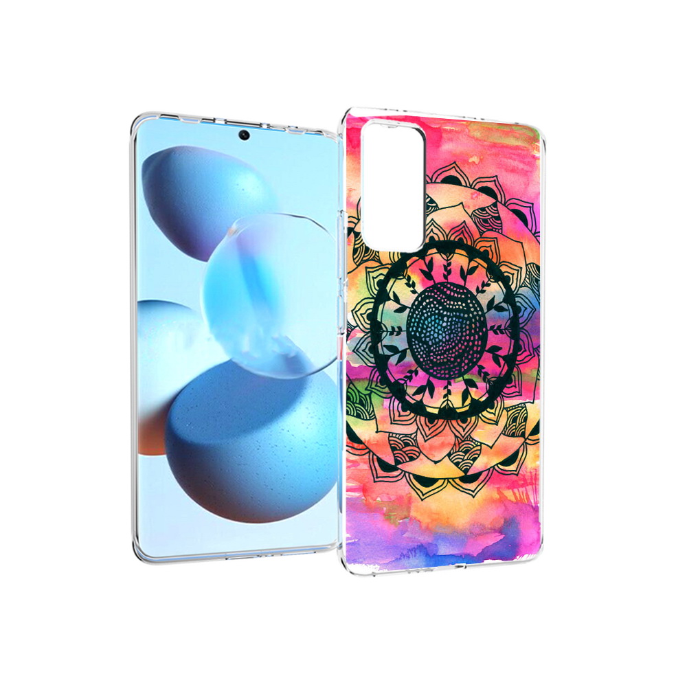 

Чехол MyPads Tocco для Xiaomi Mi Civi яркая абстракция круглый цветок (PT172370.274.704), Прозрачный, Tocco