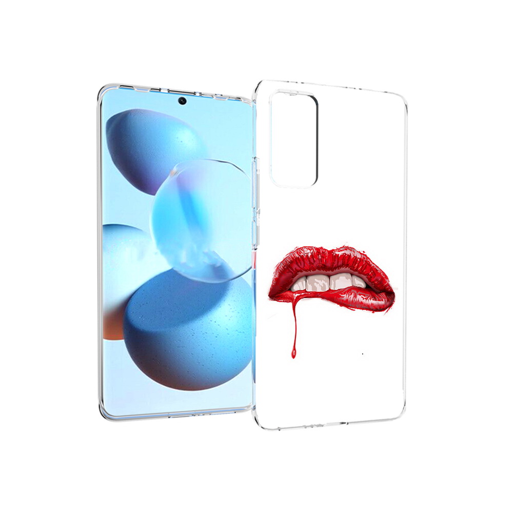 

Чехол MyPads Tocco для Xiaomi Mi Civi яркие красные губы (PT172370.274.706), Прозрачный, Tocco
