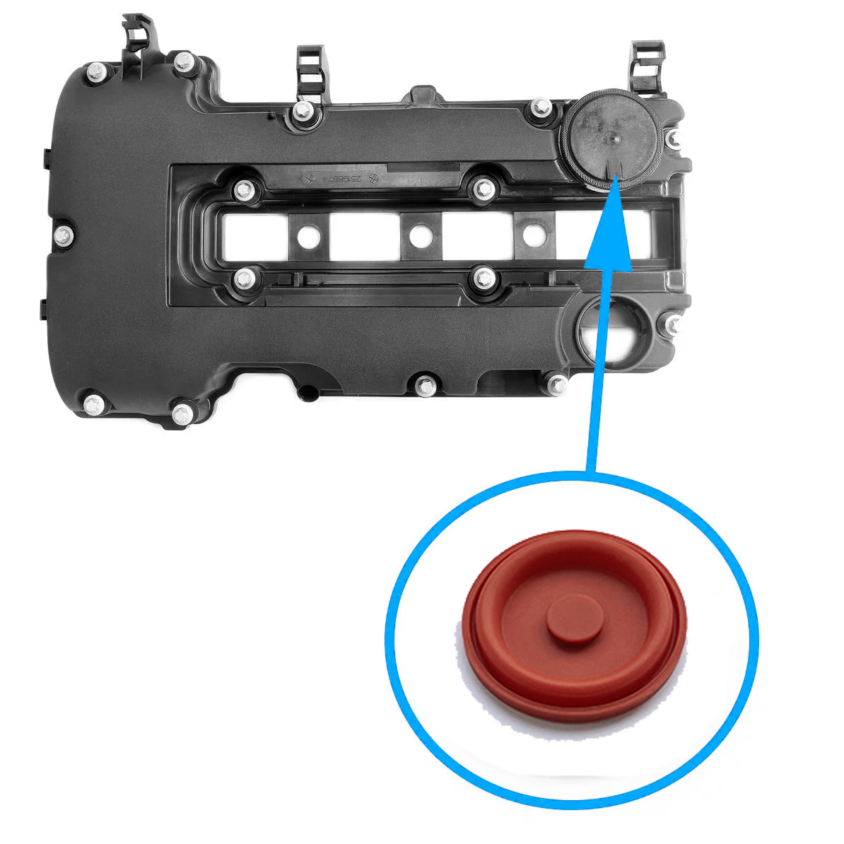 

Мембрана клапанной крышки Chevrolet и Opel 1.4L 55573746, 55573746