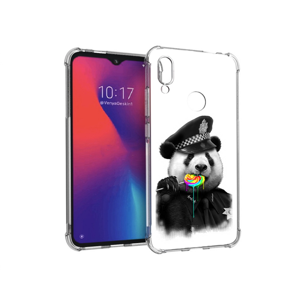 

Чехол MyPads Tocco для Xiaomi Redmi Note 7 Панда полиция (PT125338.275.130), Прозрачный, Tocco
