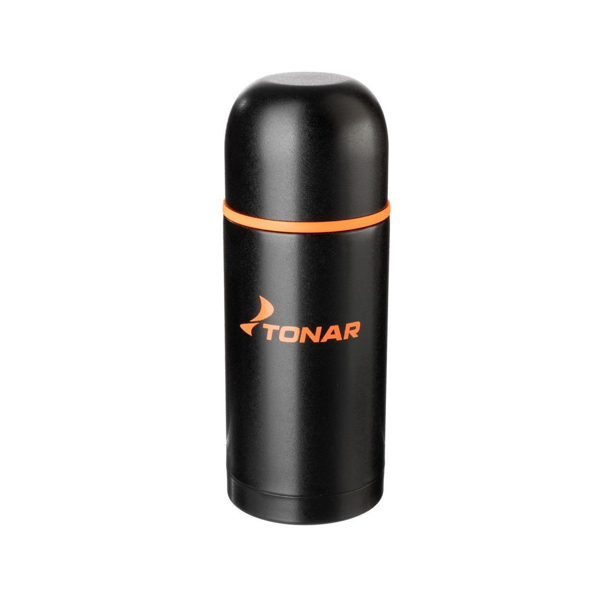 

термос hs.tm-024 750ml черный (дополн.пласт.чашка) tonar, hs.tm-024