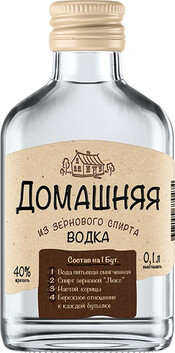 

Водка Питейный Дом Домашняя 0,1 л