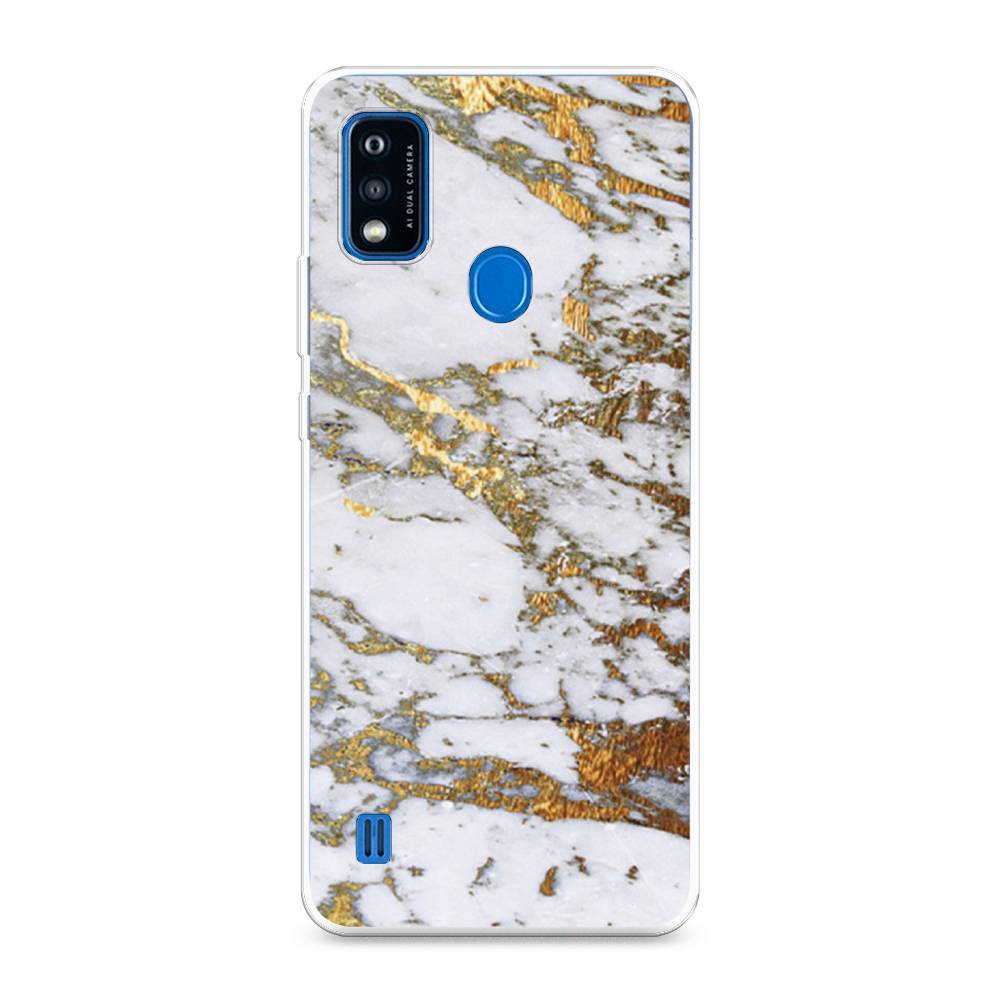 

Чехол Awog на ZTE Blade A51 / ЗТЕ Блэйд A51 "Белый мрамор", 134550-3