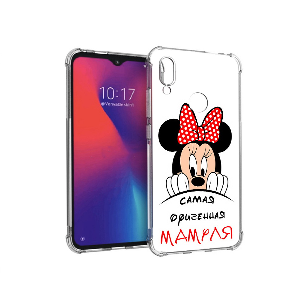 

Чехол MyPads Tocco для Xiaomi Redmi Note 7 Самая лучшая мамуля Мини Маус, Прозрачный, Tocco