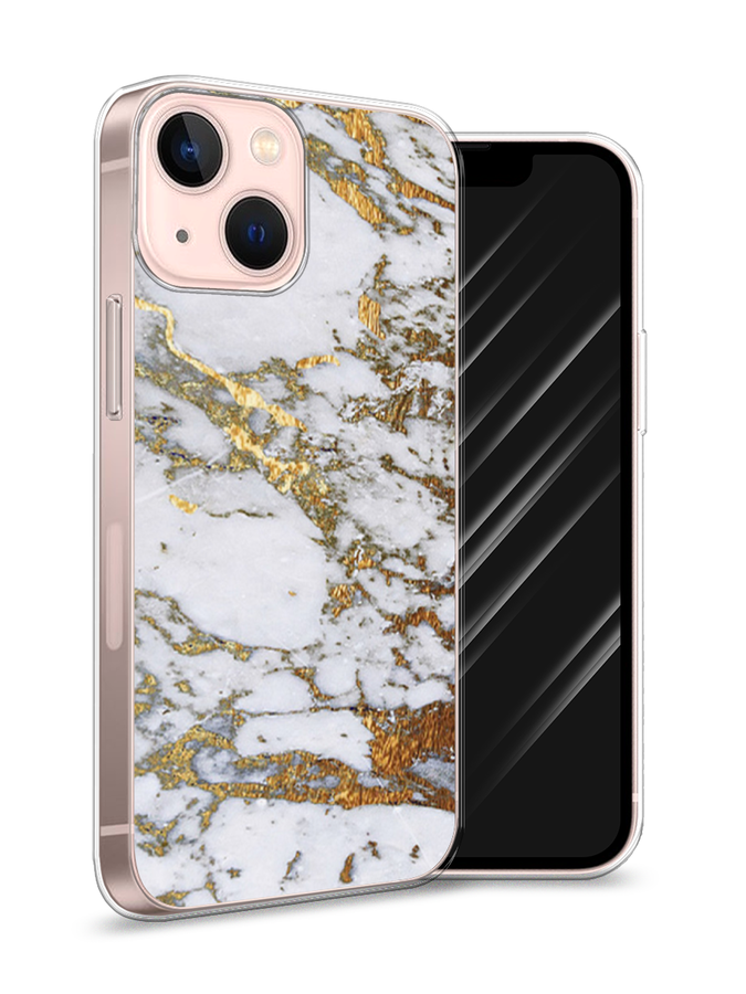 

Чехол Awog на Apple iPhone 13 mini / Айфон 13 mini "Белый мрамор", 14150-3