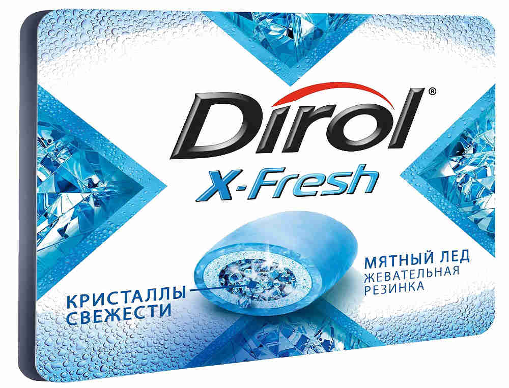 Жевательная резинка Dirol X-Fresh Мятный лед 18 г