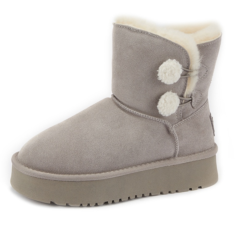 

Угги женские Pierre Cardin JX24AW-119A серые 37 RU, Серый, JX24AW-119A