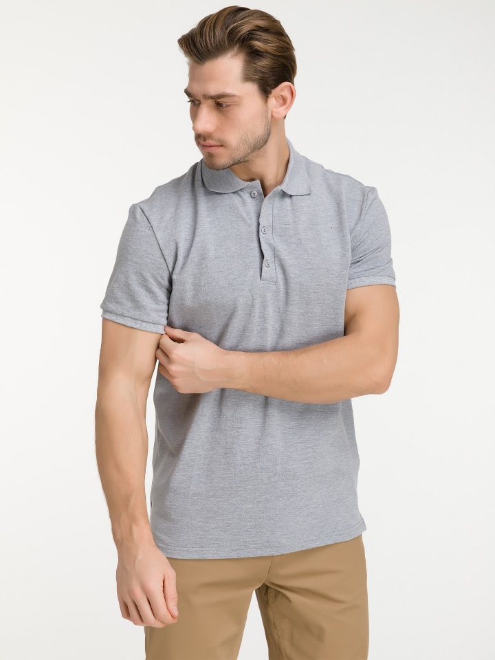 

Футболка унисекс BEAR’S GEAR polopustoe серая m, polopustoe
