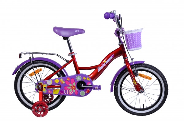 Велосипед детский Aist Lilo 16, размер рамы 16, красный