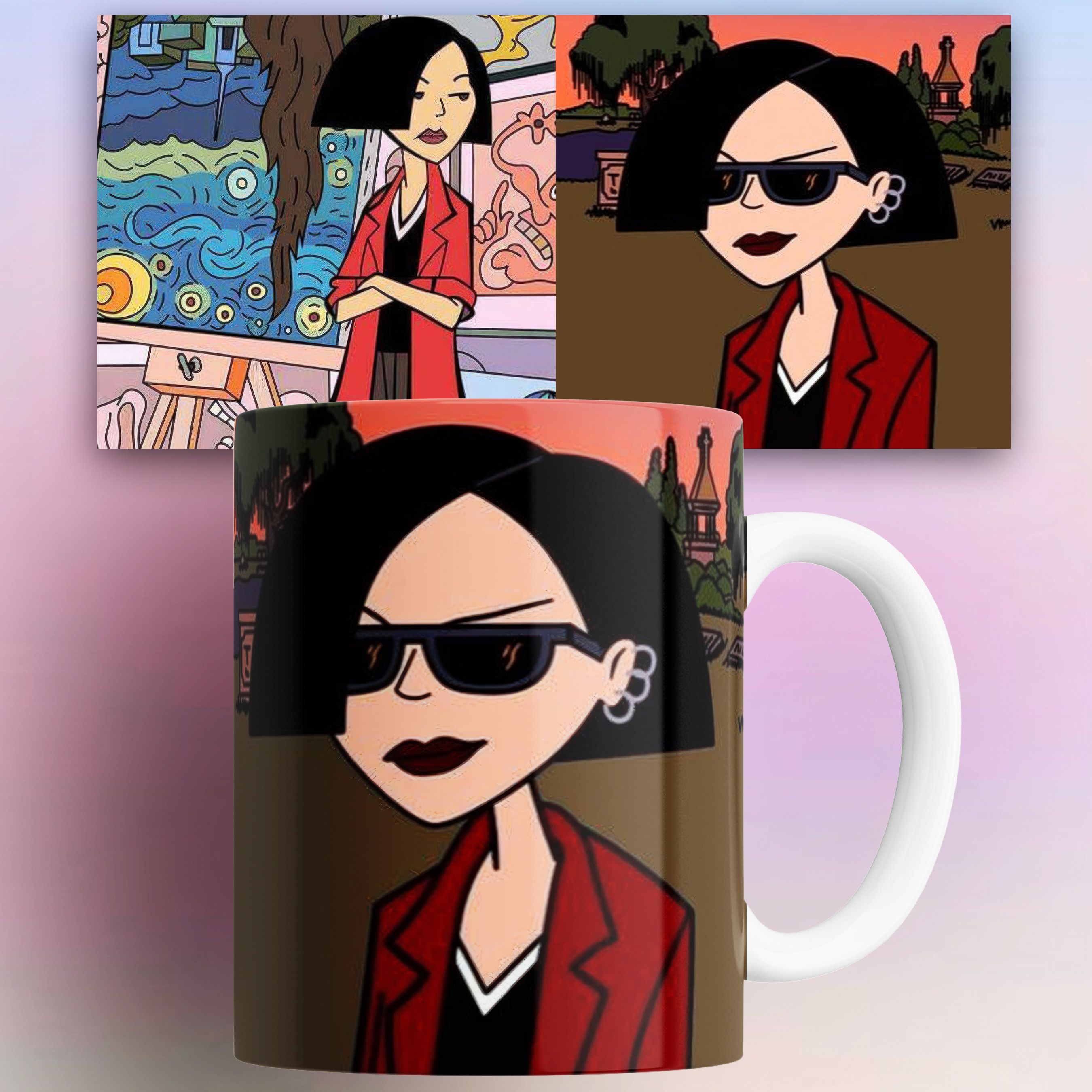 

Кружка Мультфильм Дарья Джейн Daria 330 мл