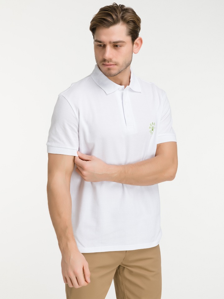 

Футболка унисекс BEAR’S GEAR polosvish белая L, Белый, polosvish