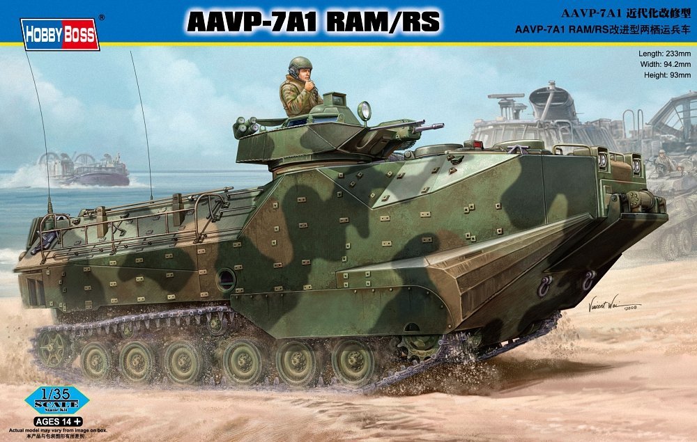 

Сборная модель HobbyBoss 1/35 AAVP-7a1 RAM/RS 82415