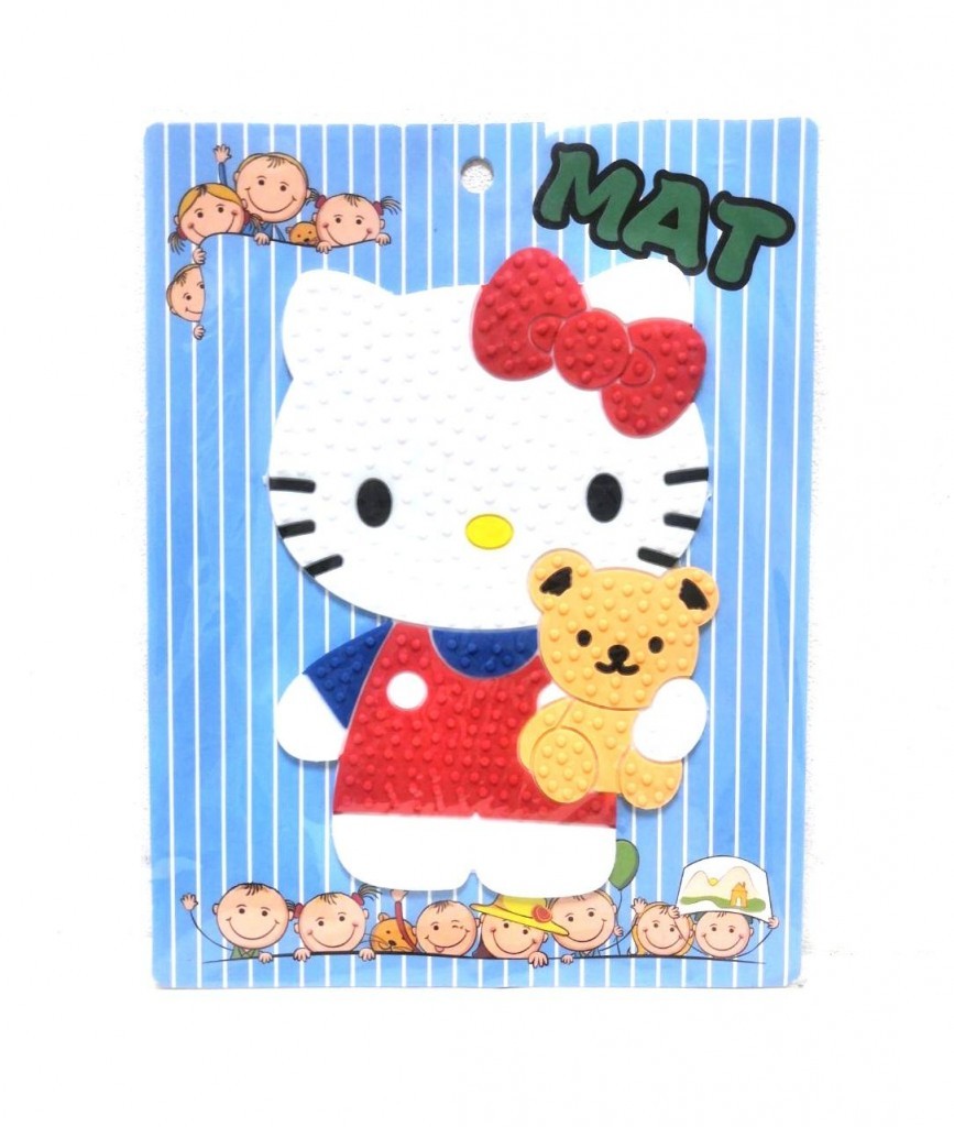 фото Противоскользящий детский коврик suction mat (вид: hello kitty nobrand