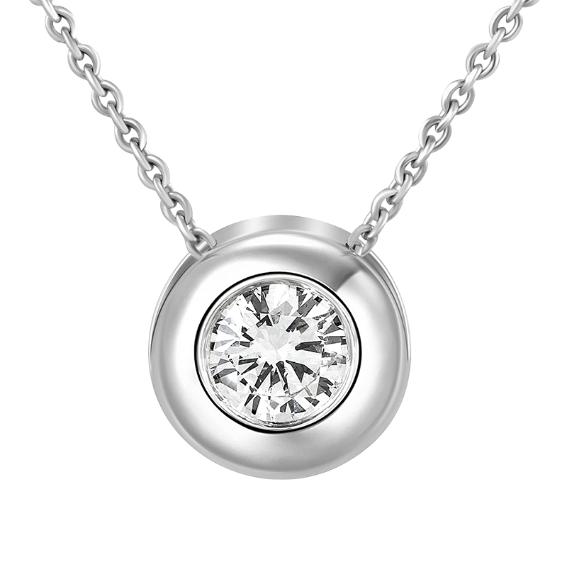 

Подвеска из белого золота с бриллиантом IQ Diamonds 401-P5W-RD20EFVVSVS-IG15, 401-P5W-RD20EFVVSVS-IG15