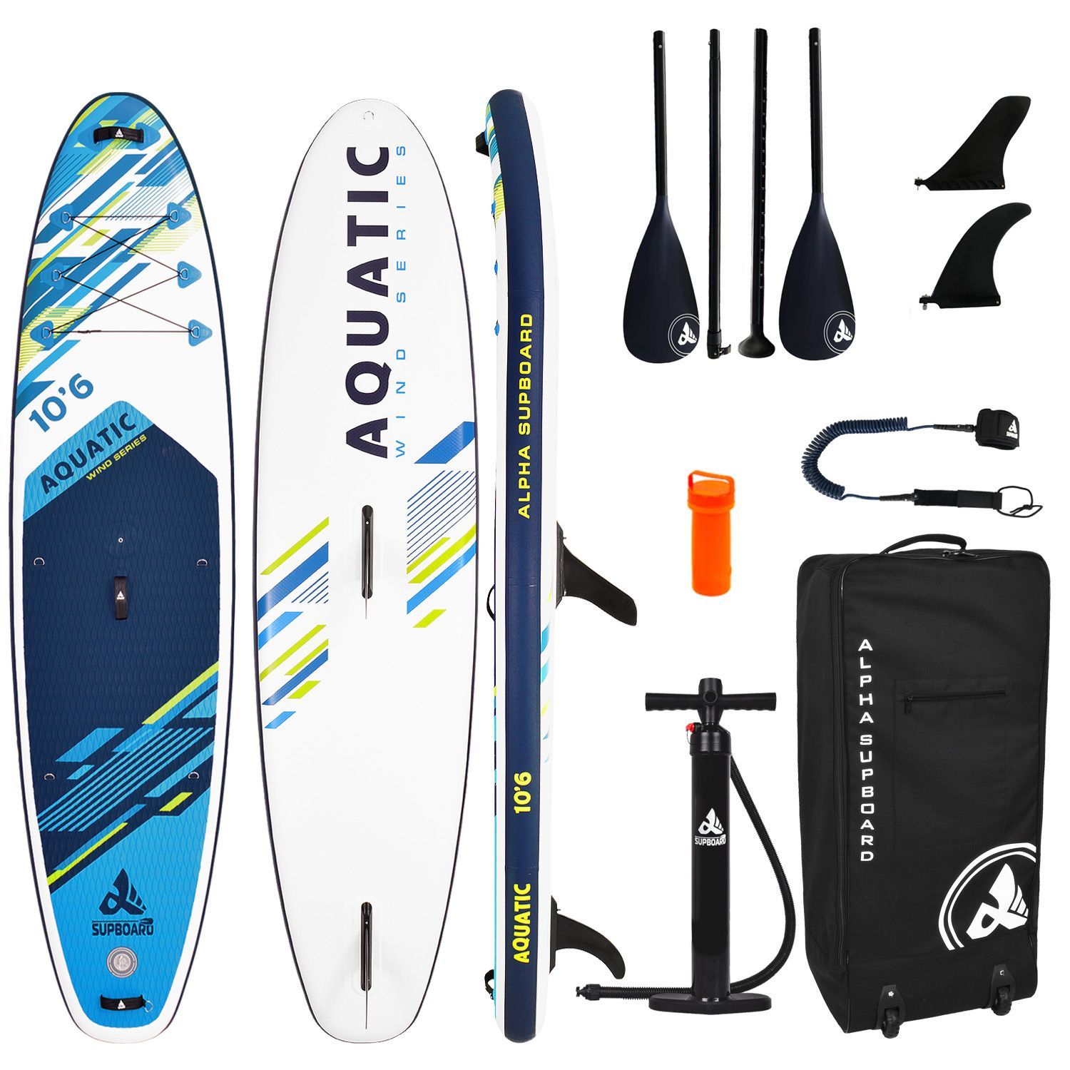 Сапборд Alpha Supboard AQUATIC WIND ALLROUND 10,6 COMFORT с креплением для паруса