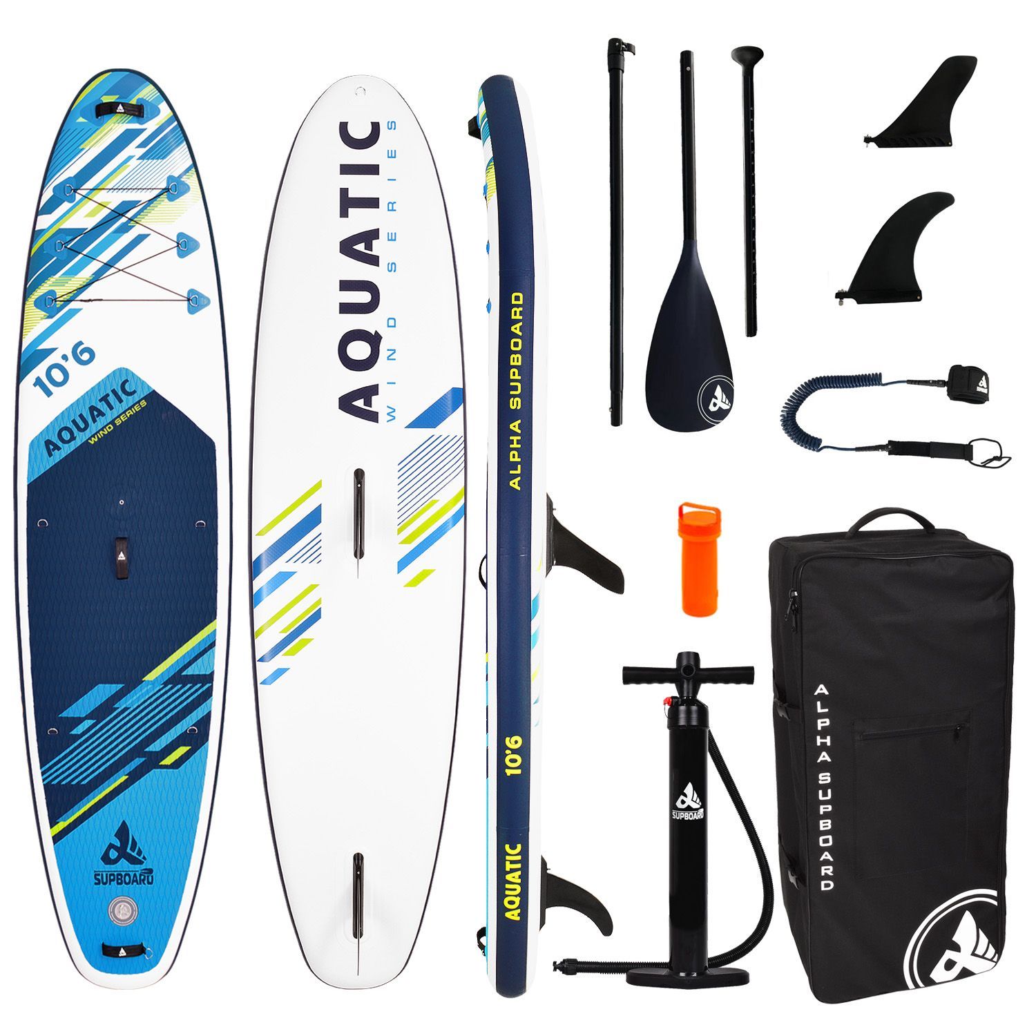 Сапборд Alpha Supboard AQUATIC-10,6 WIND ALLROUND с креплением для паруса
