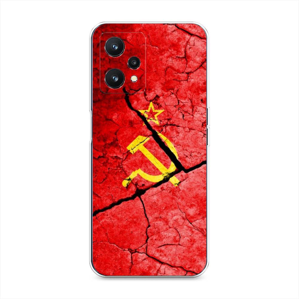 

Силиконовый чехол "СССР" на Realme 9 5G, Красный